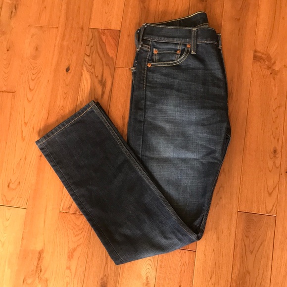 Men’s Levi 513 W30 L32 Dark Blue Wash Jeans - Picture 2 of 6